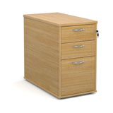 3 Drawer Desk High Pedestal